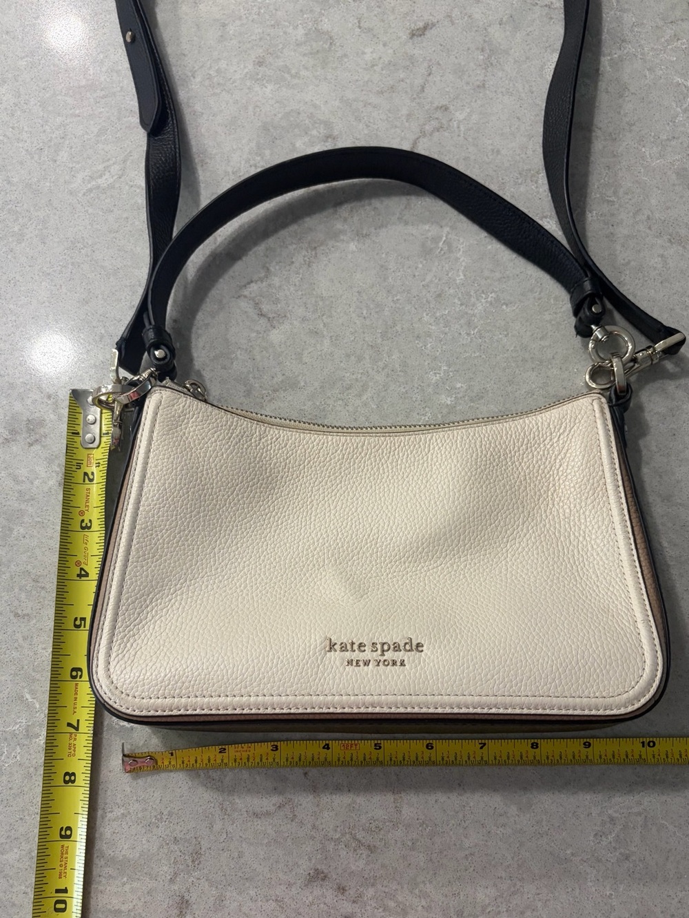 KATE SPADE HUDSON COLORBLOCKED MEDIUM CONVERTIBLE CROSSBODY HANDBAG - Picture 7 of 12